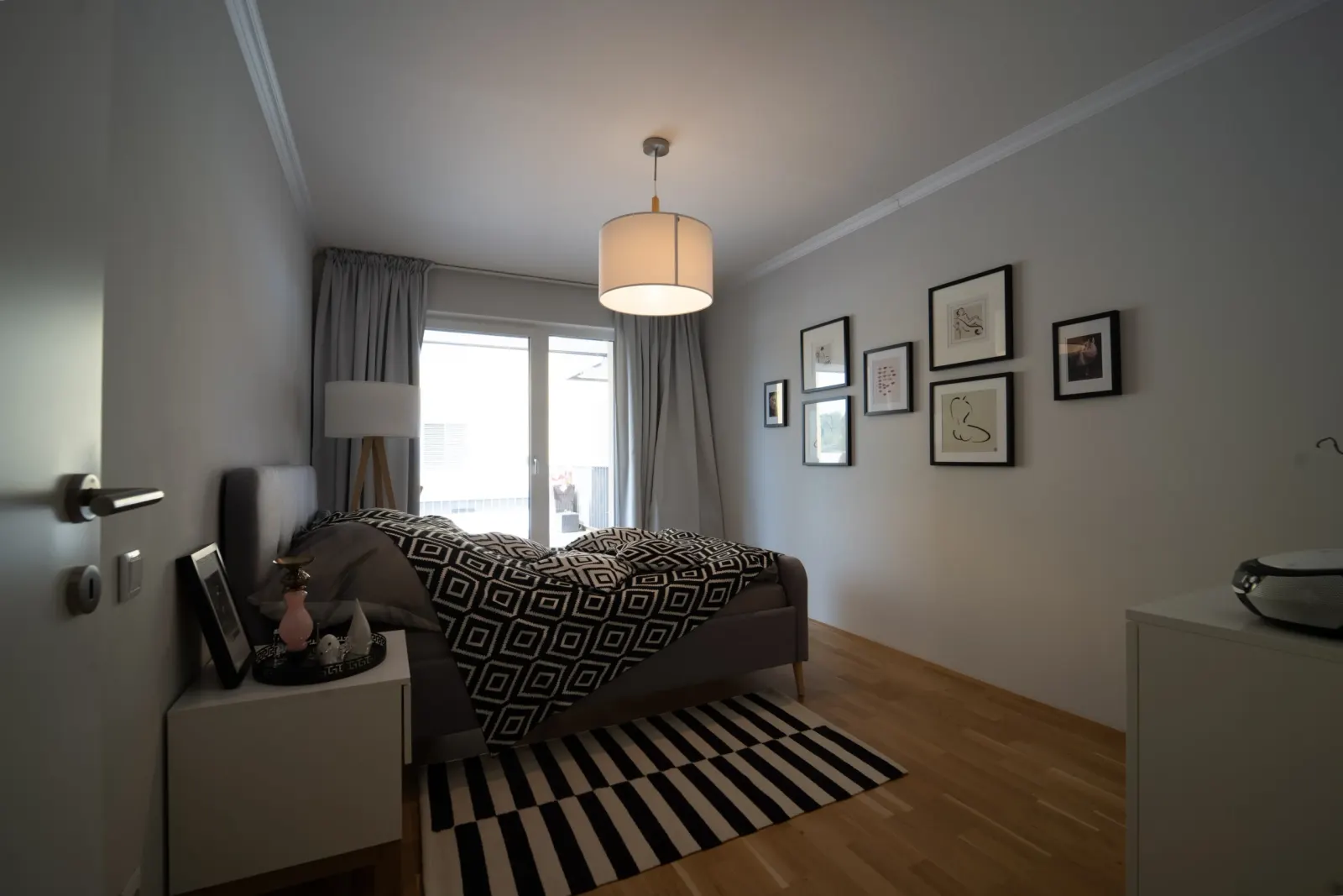 Wohnraum vor der professionellen Fotografie