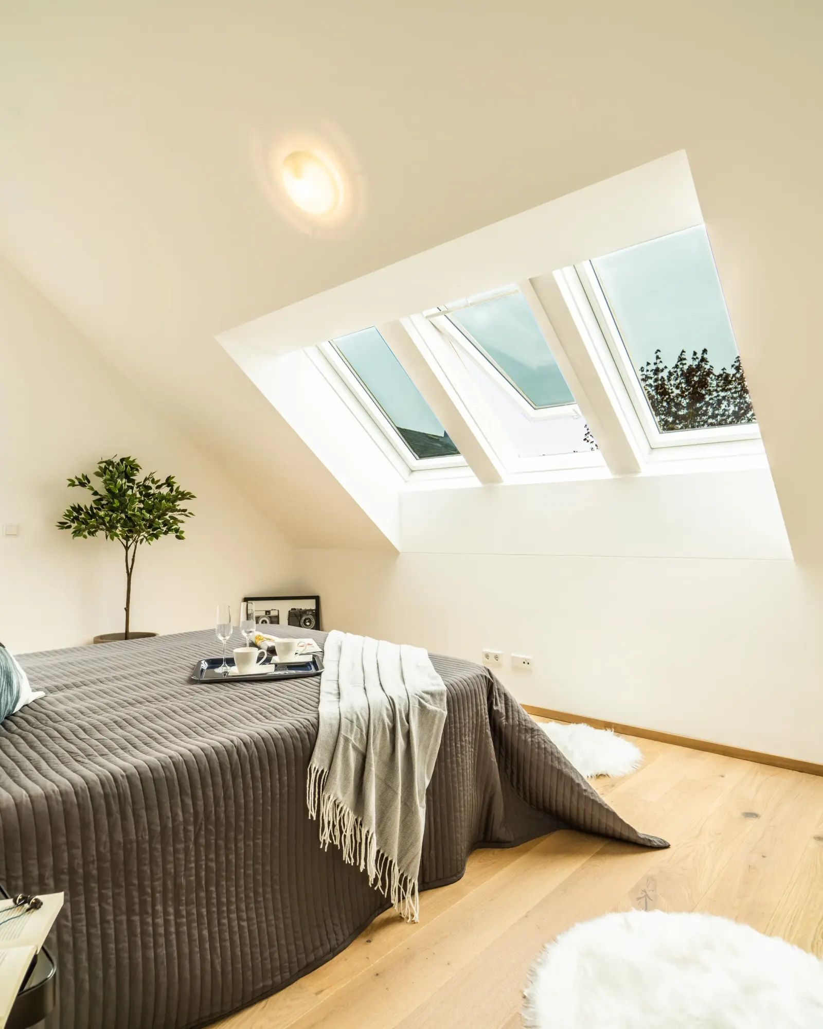Eingerichteter Wohnraum nach dem Home Staging