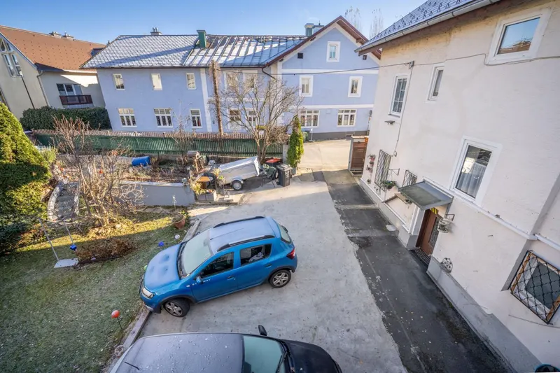 Aussicht Parkplätze_Zufahrt