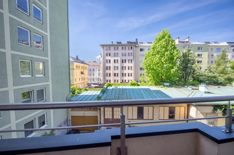 Ausblick Balkon